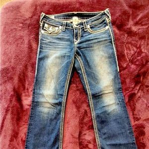 True Religion Bootcut Jeans 30x33 *ULTRA RARE* *WORN ONCE* THICK STITCHING